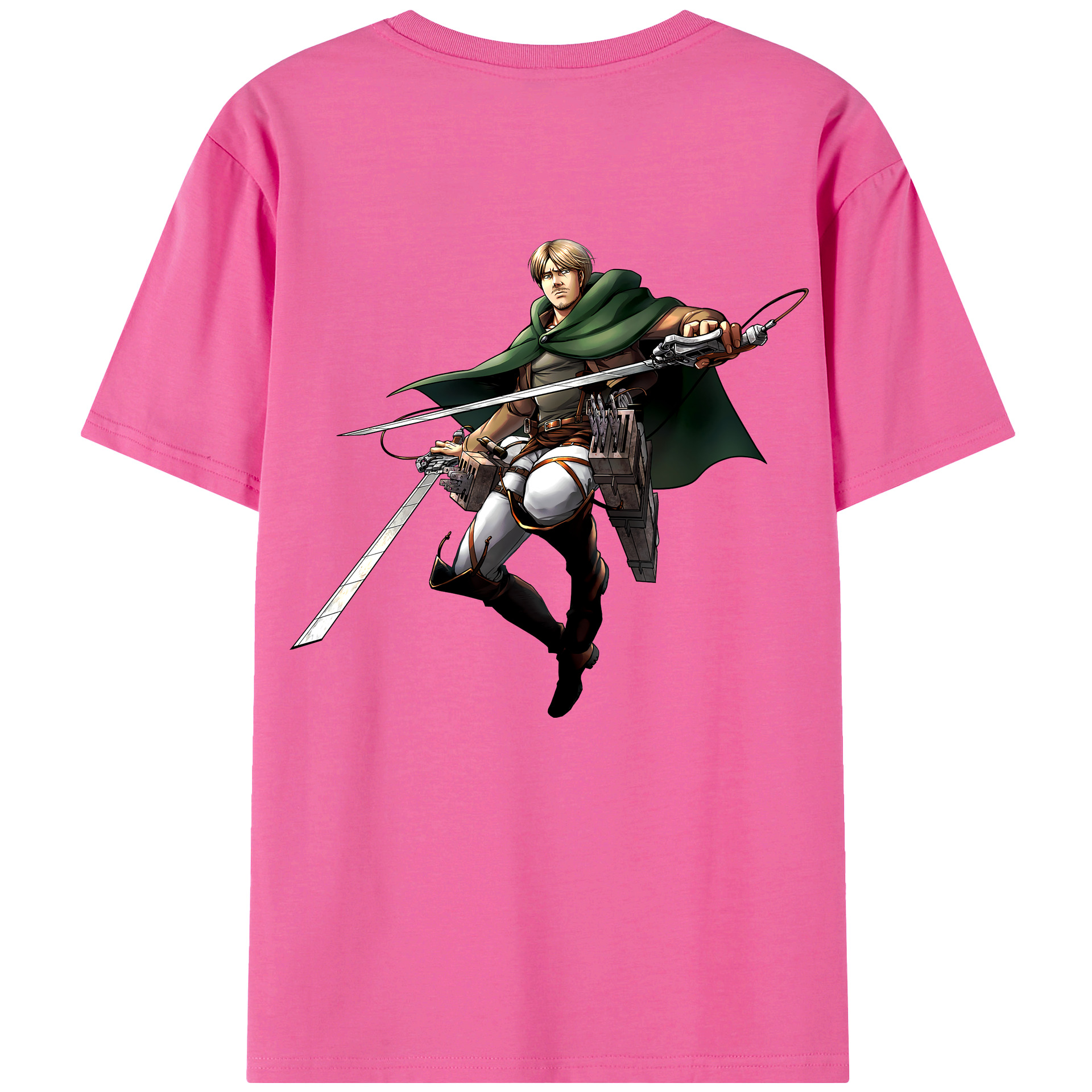 （画像用） 進撃の巨人 Attack on Titan レディース半袖Tシャツ(バックプリント)